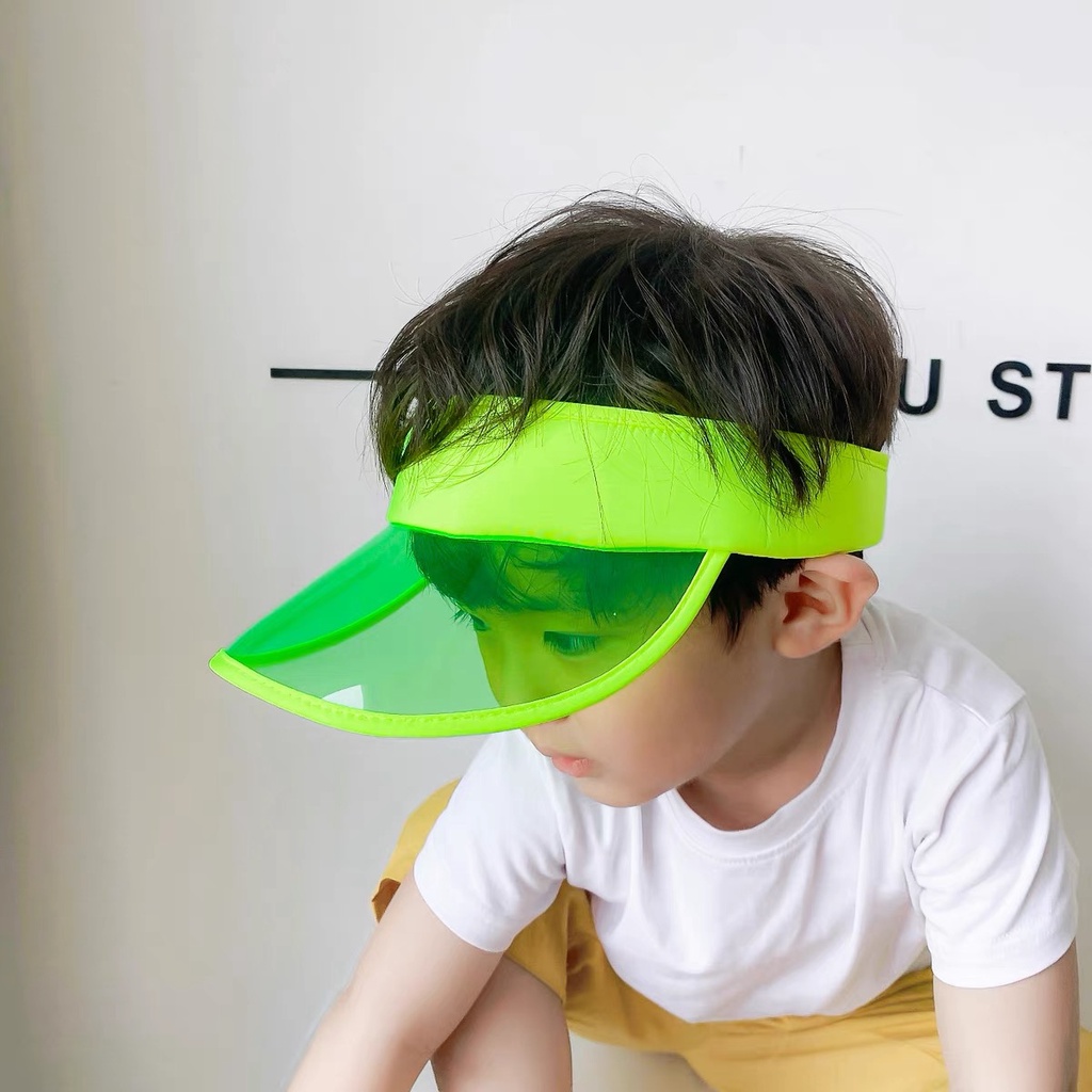 Mũ lưỡi trai trong suốt hở chóp phong cách Hàn Quốc thời trang cho bé