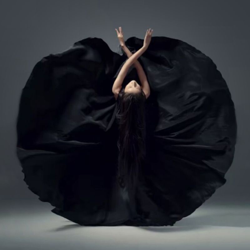 Chân Váy Xòe 720 Độ Dùng Để Múa Biểu Diễn Dành Cho Nữ