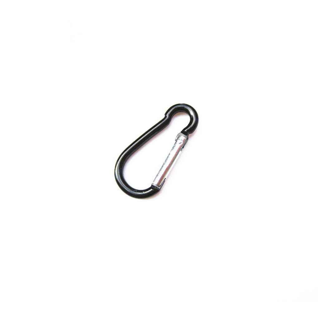 Bộ 5 móc khoá Carabiner chữ D bằng nhôm dùng cho hoạt động ngoài trời