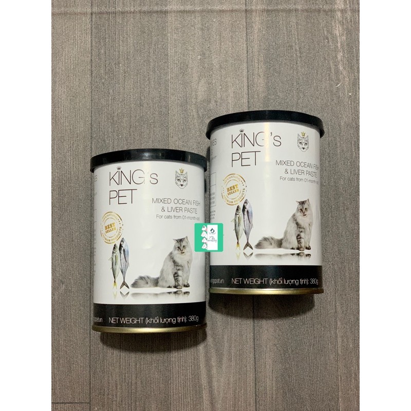 Pate King's Pet cao cấp cho mèo 380gr