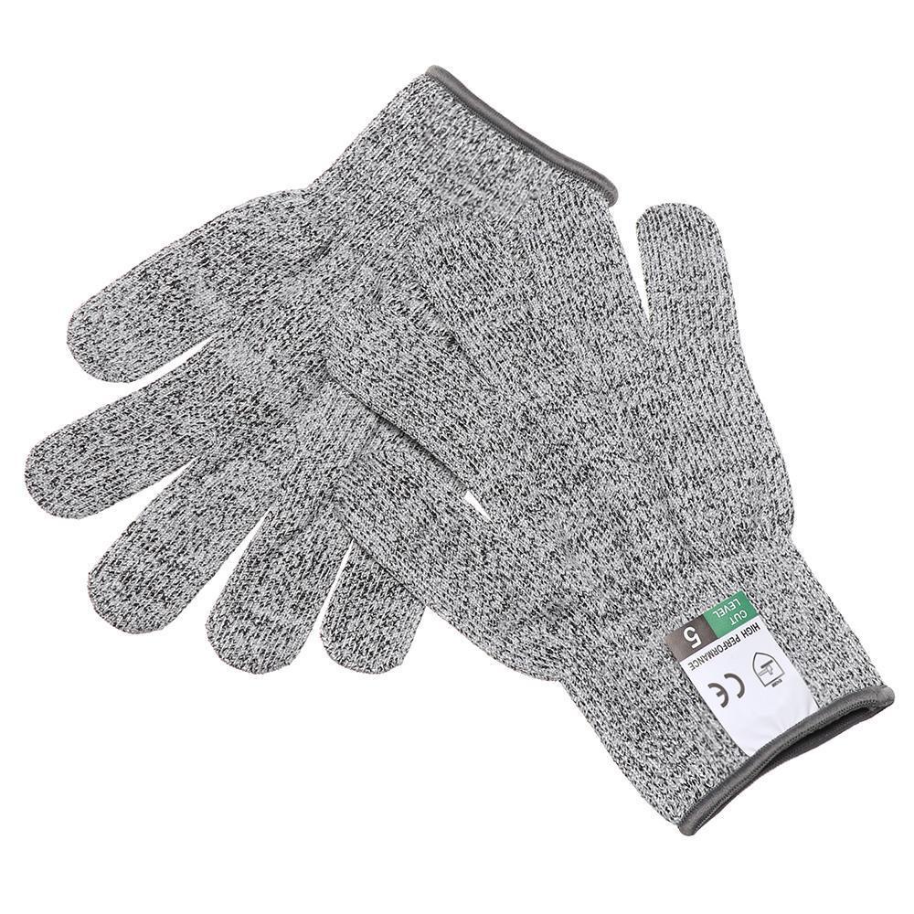 1 Đôi Găng Tay Lưới Bằng Thép Không Gỉ Bảo Vệ Chống Đứt Tay Khi Làm Bếp