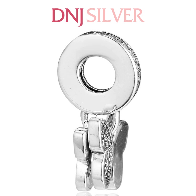 Charm bạc 925 cao cấp, hàng chuẩn bạc - Charm Fluttering Butterflies thích hợp để mix vòng tay charm - DN293