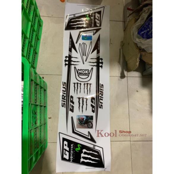 Tem Monter GP Sirius RC Miếng 3 Lớp Chống Phai Màu