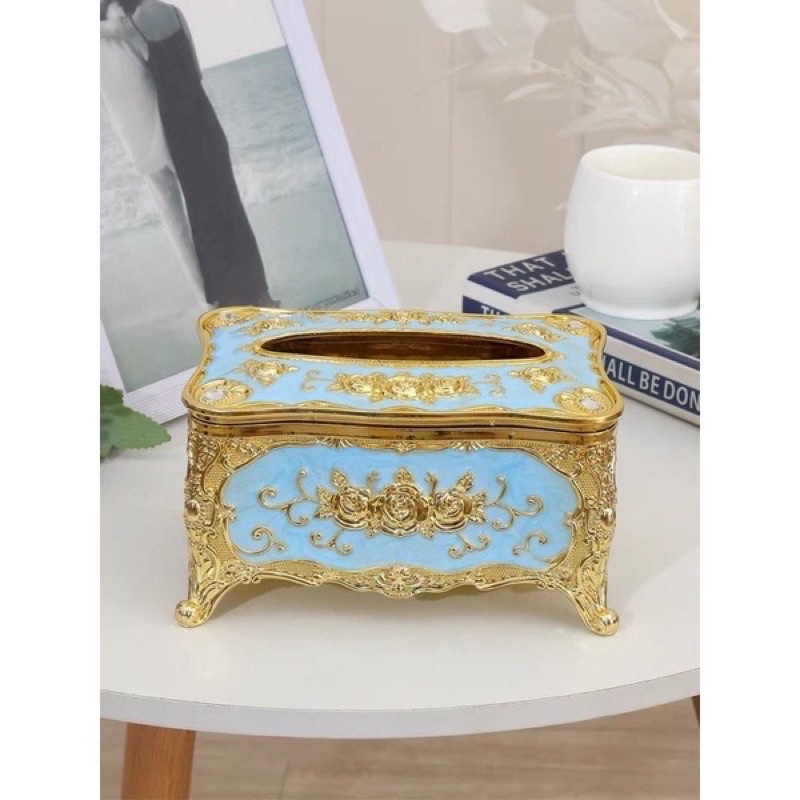 Hộp đựng khăn giấy phong cách hoàng gia