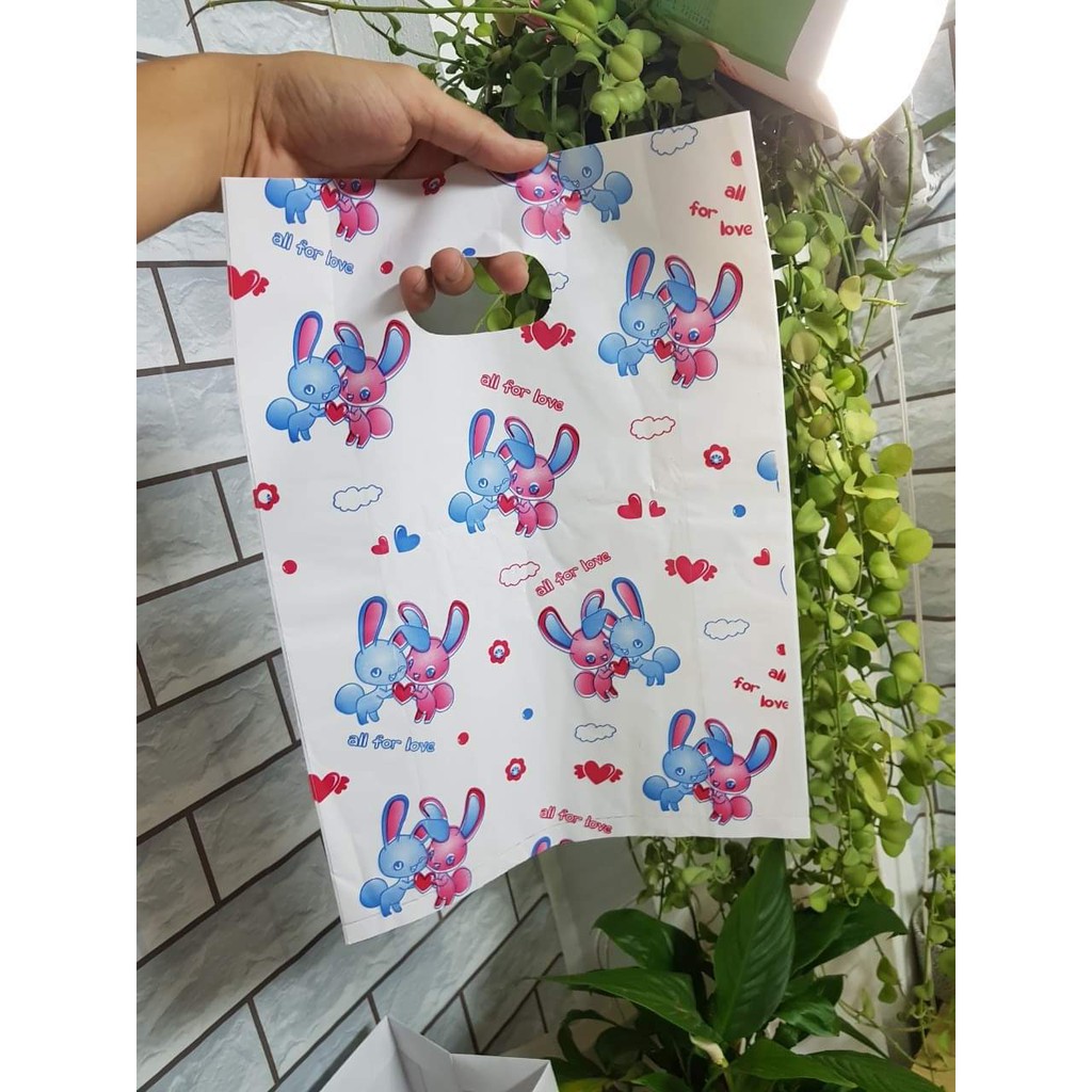 Túi xốp in hình sẵn. Giao mẫu ngẫu nhiên