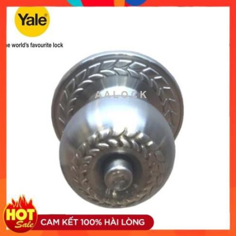 Khóa cửa tay nắm tròn Yale VEM5242US32D cho cửa WC màu inox mờ- không chìa khóa