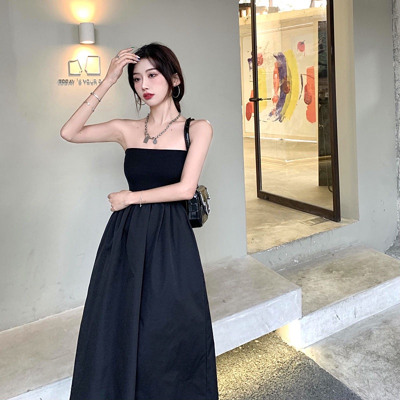 Đầm chữ A cao cấp phong cách Pháp xinh xắn mùa hè 2022