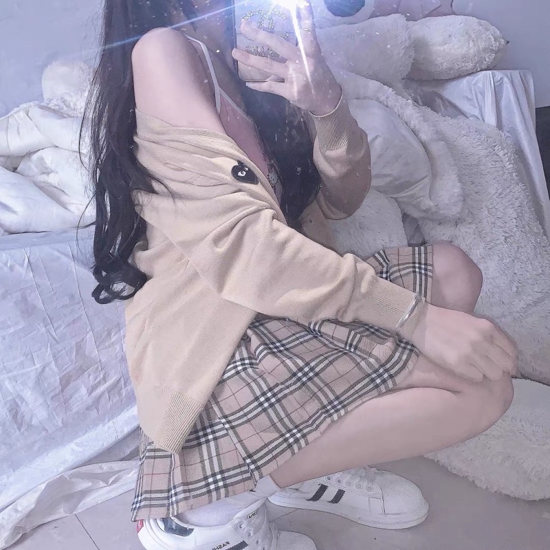 🕊SẴN/SHIP HOẢ TỐC 4 Size S/M/L/XL❣CHÂN VÁY XẾP LY KẺ CARO BBR LOẠI DÀY DẶN KHÔNG NHĂN❣️