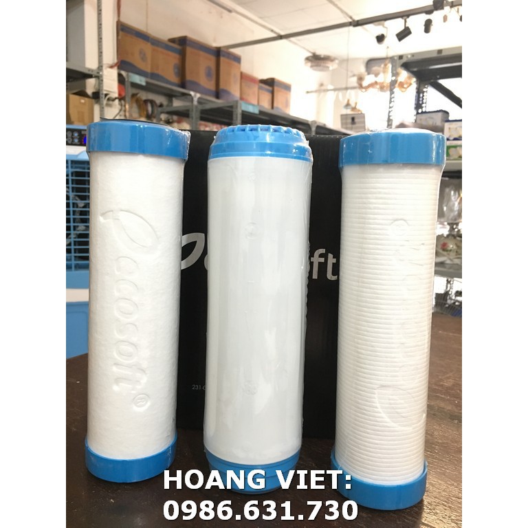 Bộ Lõi Lọc 1,2,3 Ecosoft ( Nhập khẩu Nhật Bản )