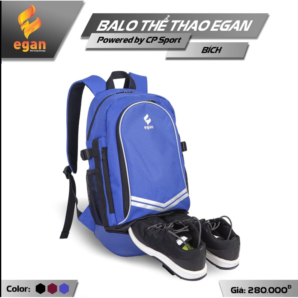 Balo Thể Thao Egan kiểu dáng thời trang nhỏ gọn