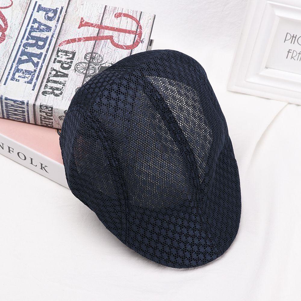 Mũ Beret Phối Lưới Thoáng Khí Thời Trang Mùa Hè