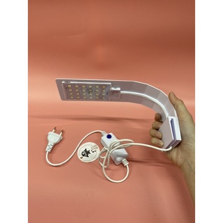 Đèn LED màu trắng kẹp thành hồ cá thủy sinh M-280