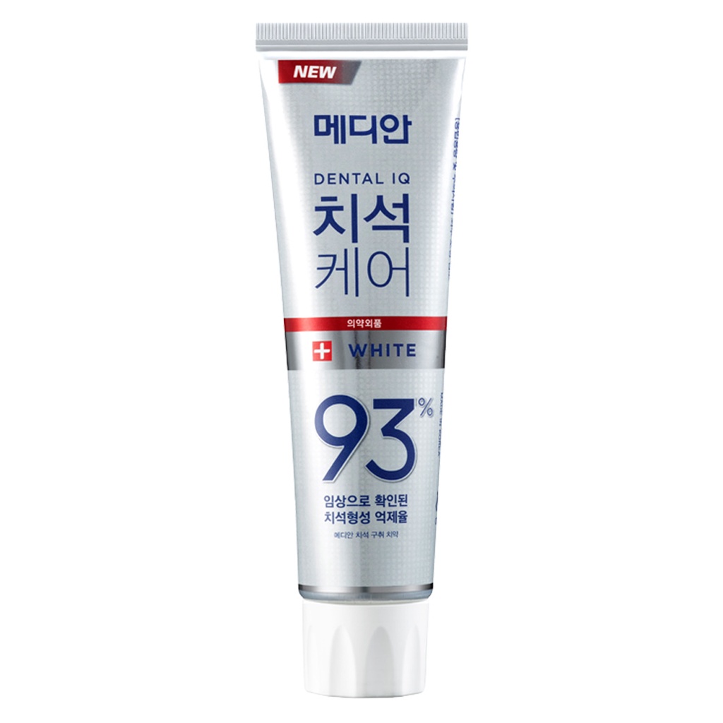 Kem Đánh Răng Trắng Răng Hàn Quốc MEDIAN Dental IQ 93% Trắng Răng Chắc Nướu Hơi Thở Thơm Mát 120g