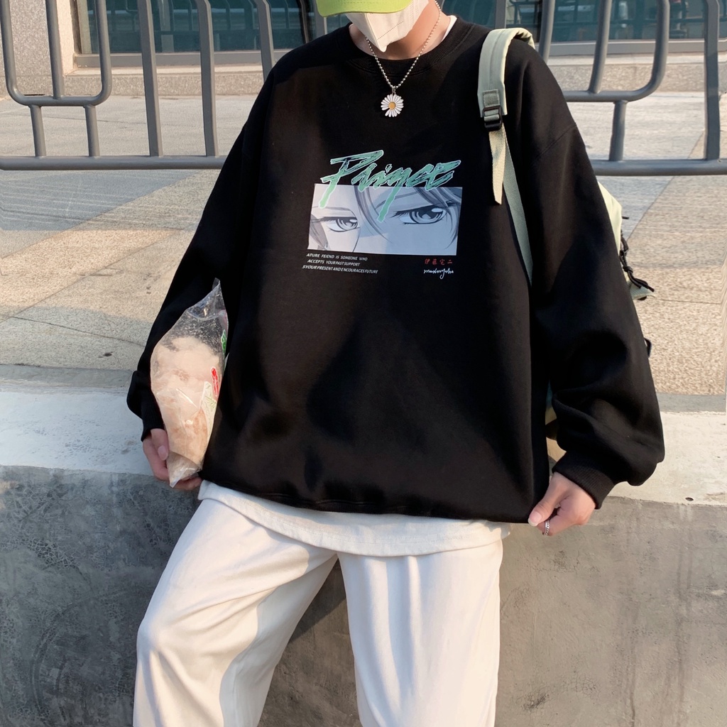 Áo Sweater dài tay Fingger phong cách Ulzzang Hàn Quốc áo thun chất nỉ cotton dày dặn tay dài CoolZ CZ950