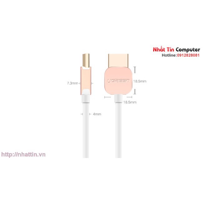 Cáp HDMI dài 1.5M chuẩn 2.0 Chính hãng UGreen 10475 cao cấp
