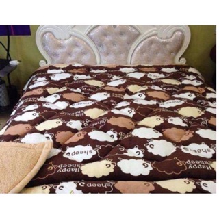 Chăn lông cừu 3 lớp - chăn mùa đông siêu ấm