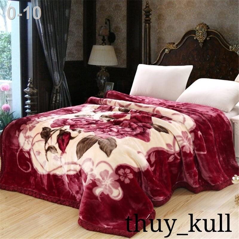 Chăn nhung lông tuyết, băng 4kg 3 lớp hàngThành Đạt cao cấp loại 1