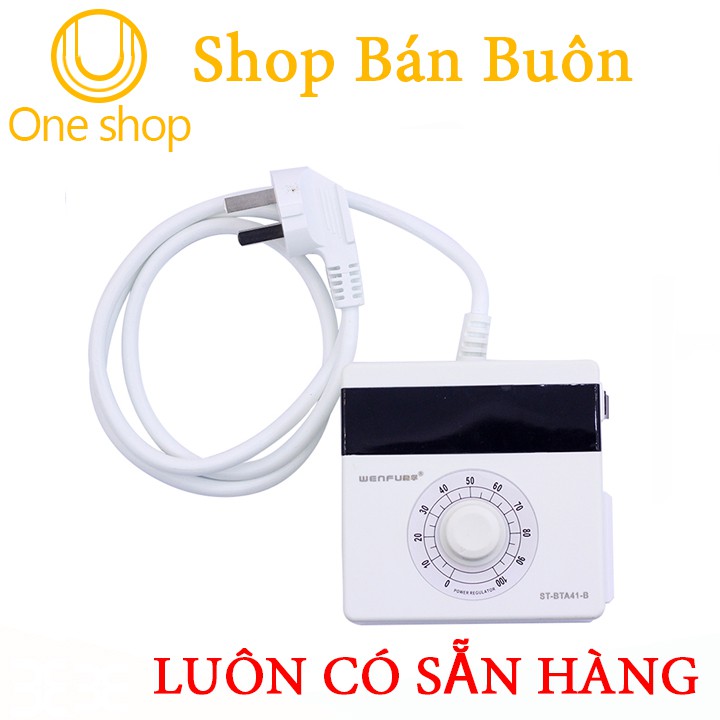 Bộ Điều Chỉnh Điện Áp 220VAC ST-BTA41-B - Chống Giật