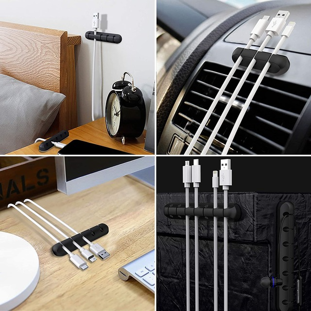 Dụng cụ quấn dây cáp USB/ tai nghe bằng silicone tiện dụng
