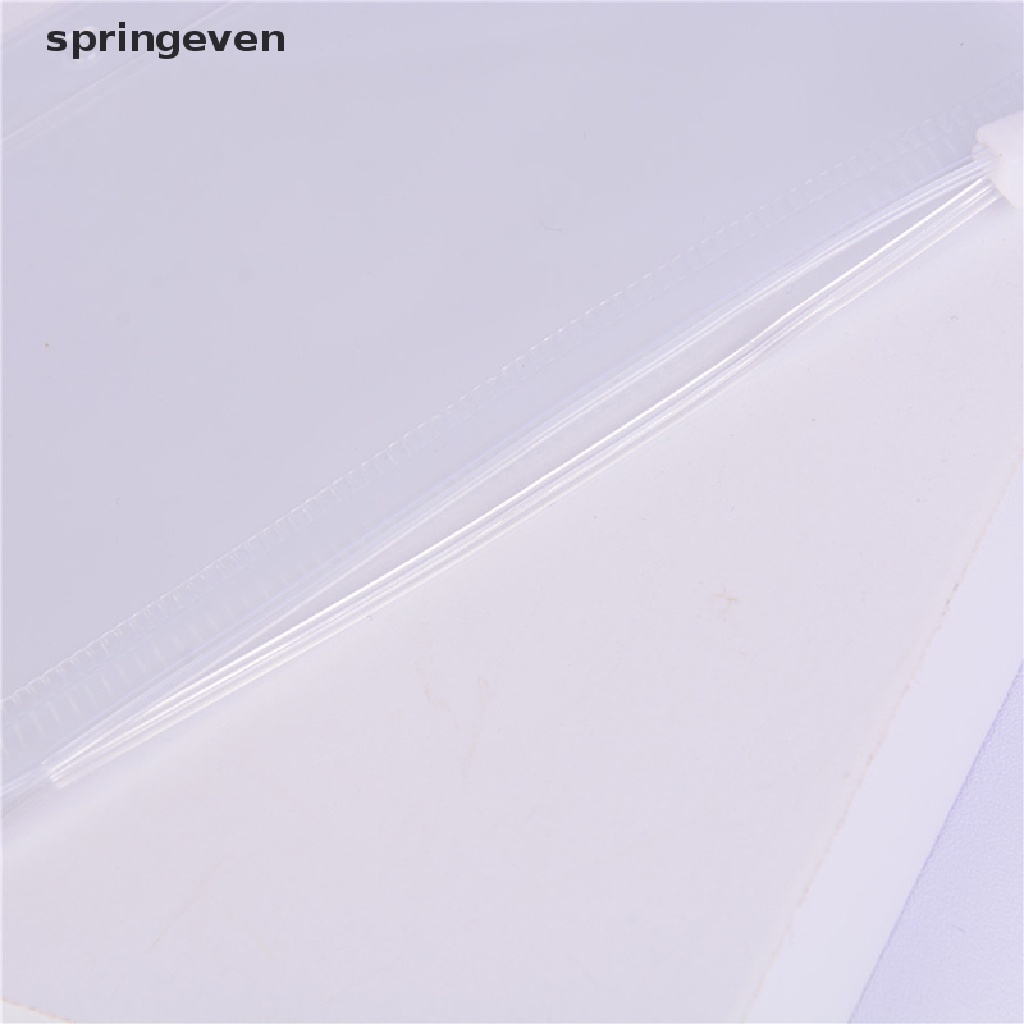 springeven A5/A6/A7 Storage Bag School Office Supply Loose sheet zipper Self-sealing File RFT