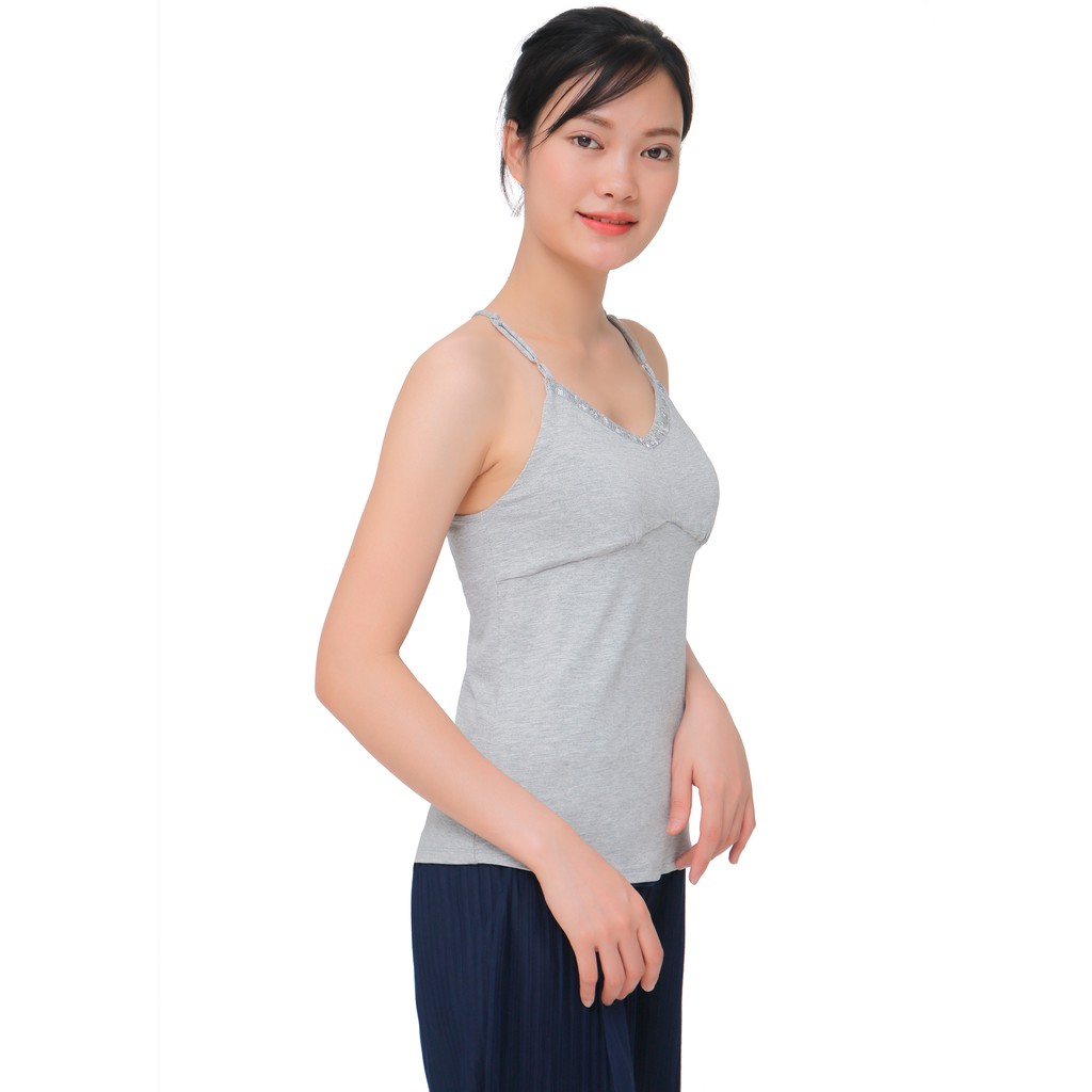 Áo hai dây nữ Narsis L7018 ghi gân