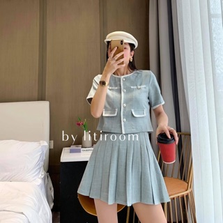 [Order] Set blazer chân váy tiểu thư (kèm ảnh thật)