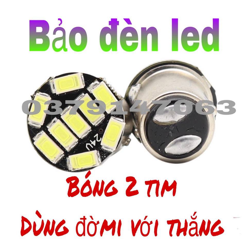 Cặp bóng đèn Led xi nhan, đèn led de dành cho xe hơi và SH125, SH150, SH Việt nam - Màu sáng trắng