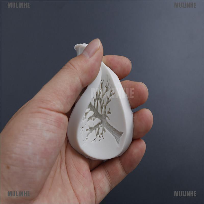 Khuôn silicon làm socola trang trí hình cây độc đáo