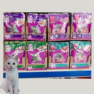 Pate WHISKAS cho mèo con, pate mèo trưởng thành gói 80g