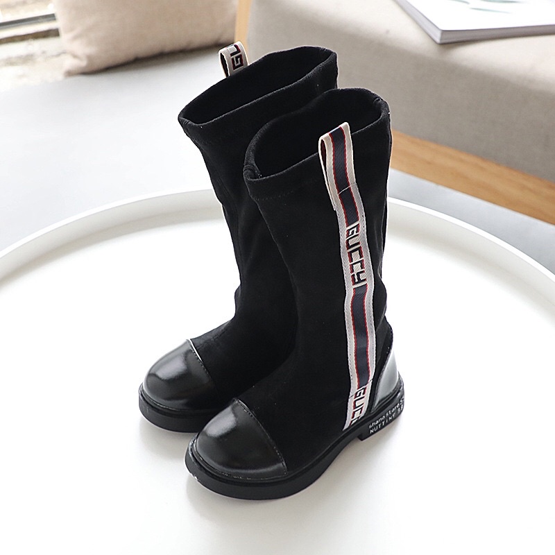 Sale Boot đùi bé gái da lộn mềm,hàng loại 1 có ảnh thật shop chụp