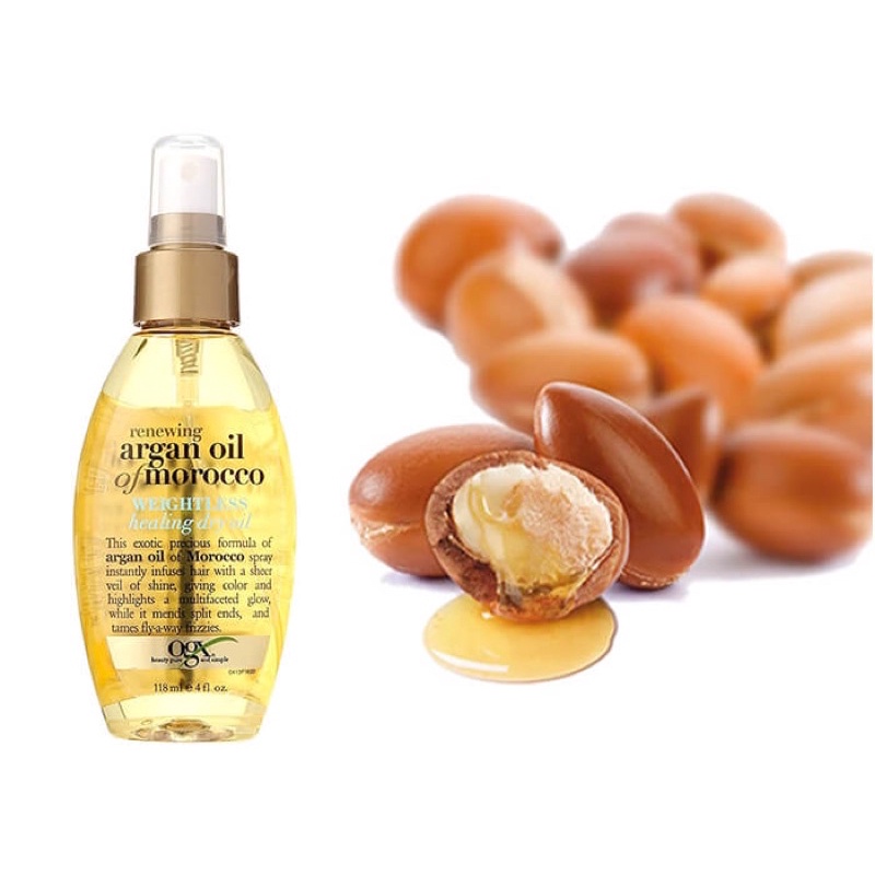 Xịt Dưỡng Tóc Renewing Argan Oil Of Morocco Weightless Healing Dry Oil