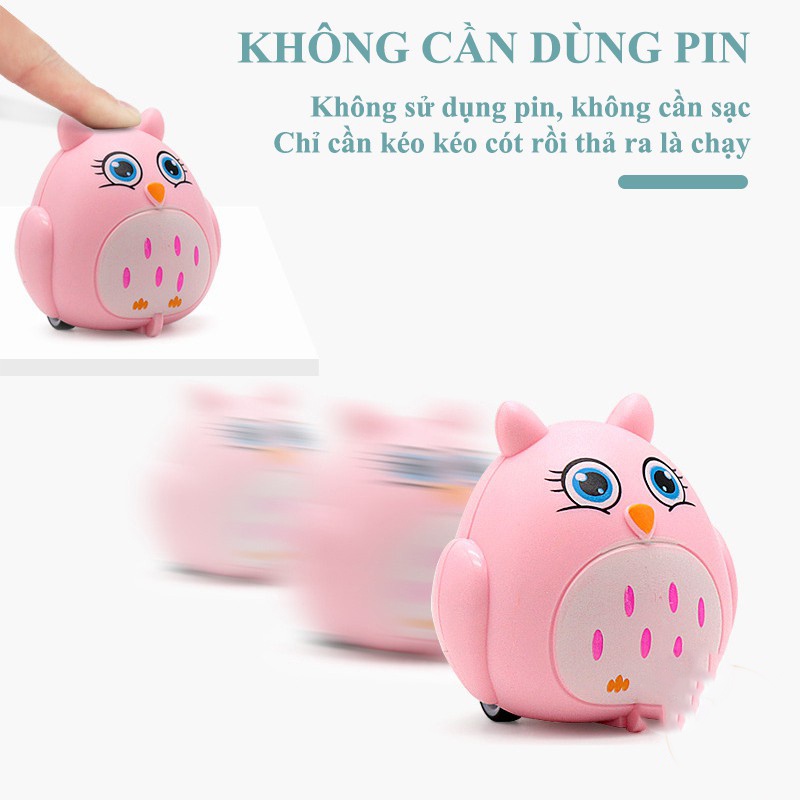 Đồ chơi thú chạy cót mini, động vật đáng yêu chạy dây cót