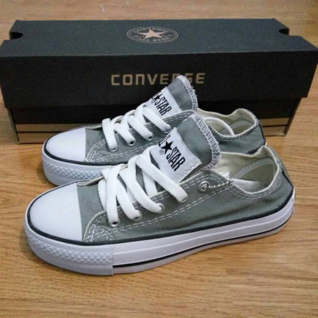 Giày Converse Cổ Cao Phối Dây Cột Thời Trang Cá Tính Cho Bé