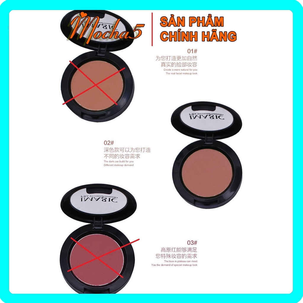 Phấn má hồng IMAGIC Mineralize Blush nhỏ gọn màu xinh xắn tròn 12g | WebRaoVat - webraovat.net.vn