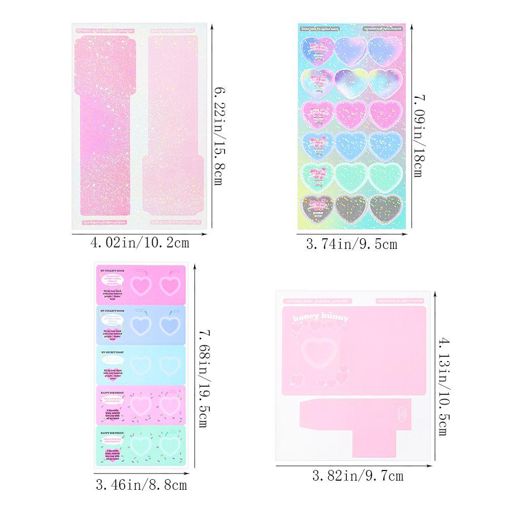 Sticker Dán Khung Ảnh Hình Chú Lừa Dễ Thương Xinh Xắn