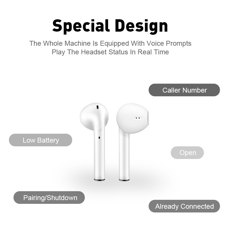 Tai nghe không dây bluetooth V5.0+EDR cho iOS Android | BigBuy360 - bigbuy360.vn