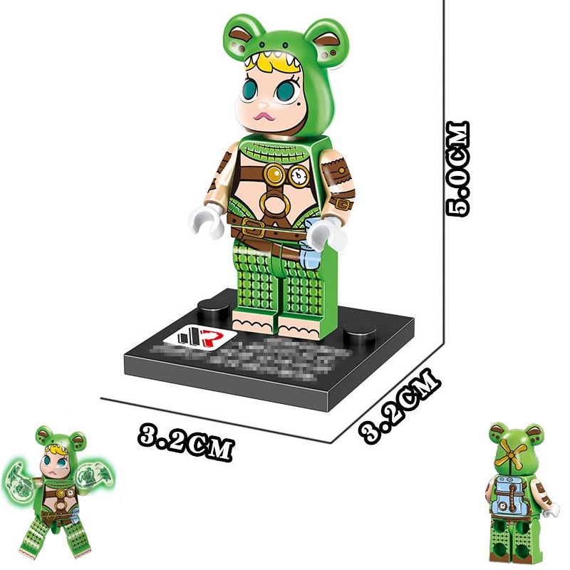 Đồ Chơi Lắp Ráp Mô Hình Gấu Violent Cho Trẻ Em