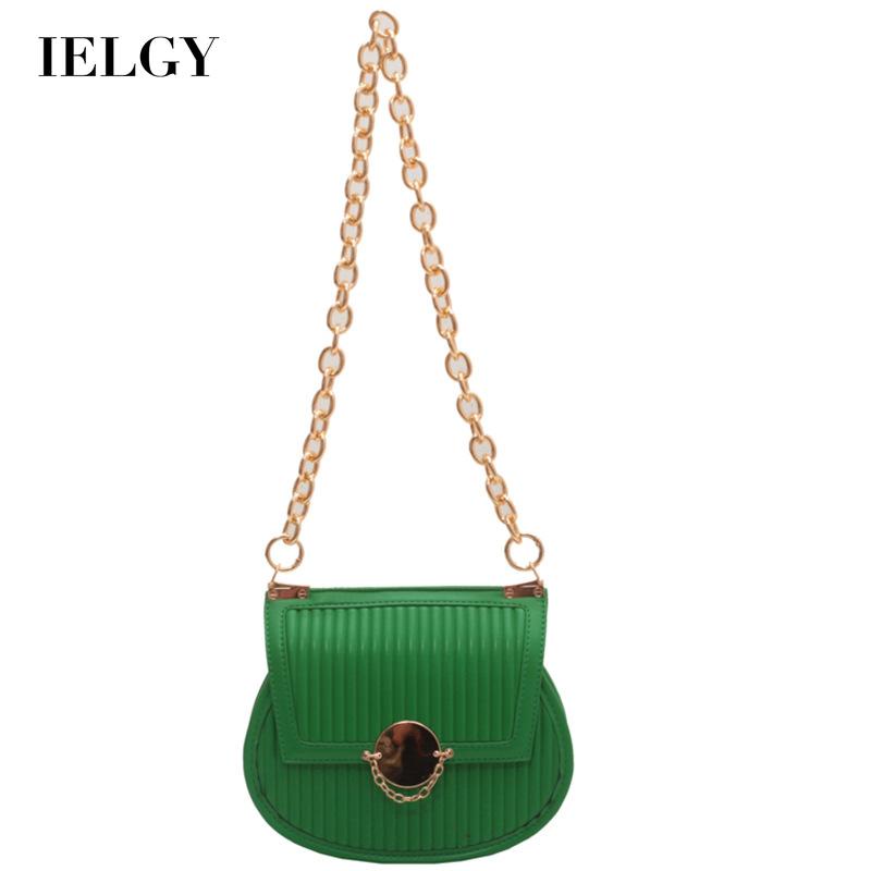 Túi đeo vai IELGY có dây xích dễ phối đồ thời trang cho phái nữ