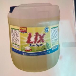 NƯỚC RỬA CHÉN LIX SIÊU SẠCH THÙNG 10KG