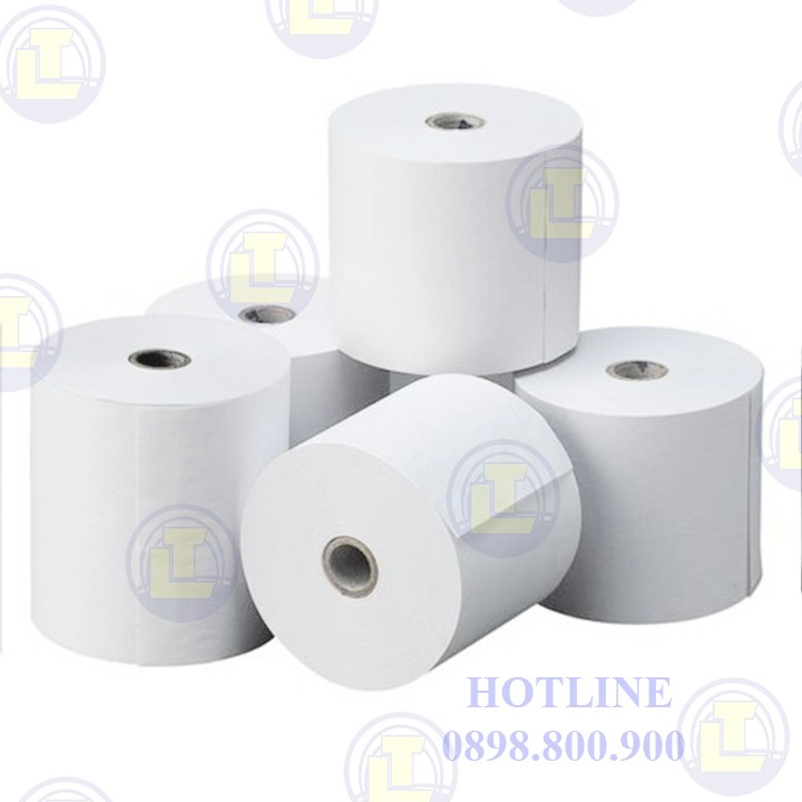 40 cuộn giấy in bill tính tiền khổ 57mm (phi 45)