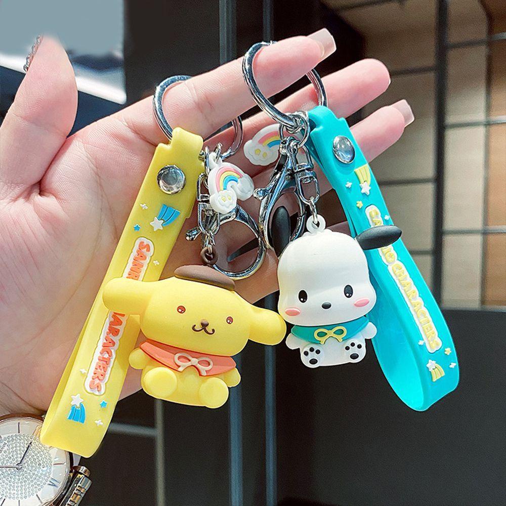 Móc Khóa Hình Búp Bê Anime Kuromi Cinnamoroll Dễ Thương charms