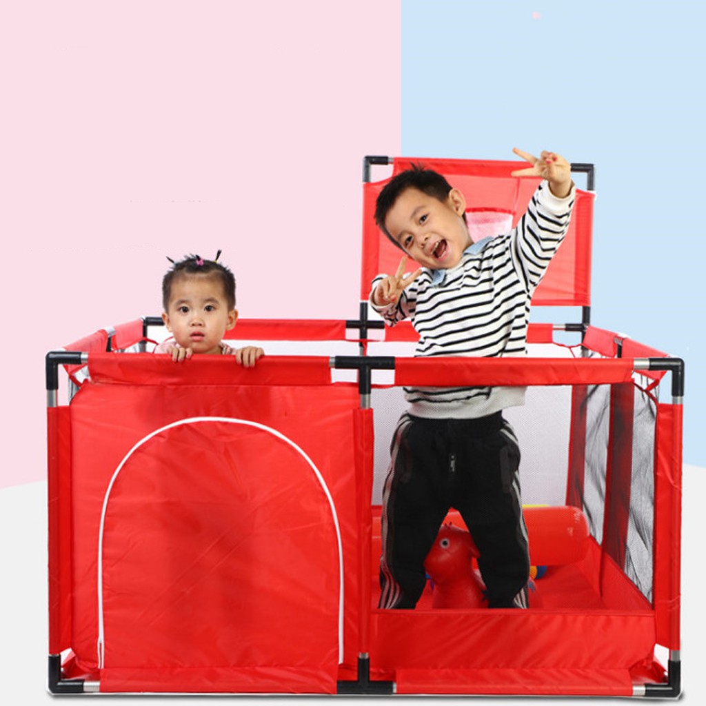 Quây bóng, Lều bóng vuông cho bé khung inox