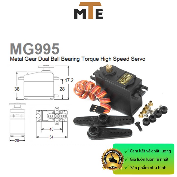 Động cơ RC SERVO MG995 chuyên dụng cho tay lái điều khiển từ xa