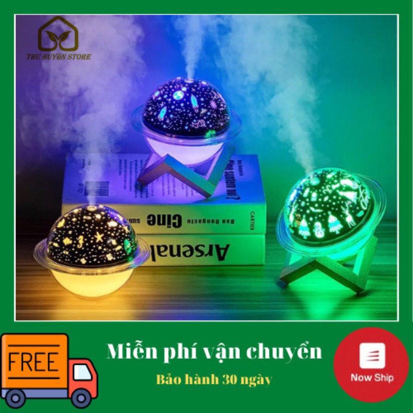 𝑭𝑹𝑬𝑬𝑺𝑯𝑰𝑷  Máy Xông Tinh Dầu Hình Bầu Trời , Đại Dương , Khuếch Tán Tinh Dầu Khử Mùi Diệt Khuẩn , Có Đèn Trang Trí