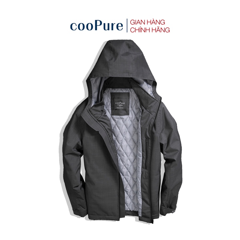 [cooPure] Áo khoác Parka cooPure, áo khoác 3 lớp trần bông, chống nước 100% NO.6104