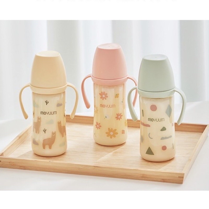 Bộ chuyển đổi bình nước/ Bộ tay cầm ống hút/ Set ống hút - quai cầm cho bình Moyuum Hàn Quốc Sumishop2019