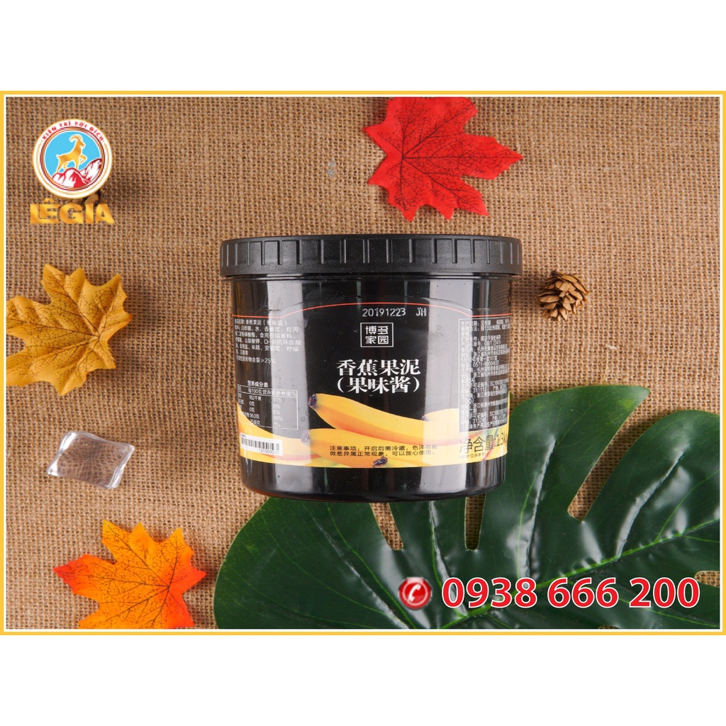 Mứt BODUO Chuối 1.3KG (BANANA PUREE JAM)