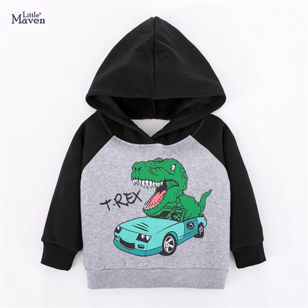 BST áo nỉ hoạ tiết 02 Little Maven/Malwee cho bé trai 2-8 tuổi - Little Maven Official Store