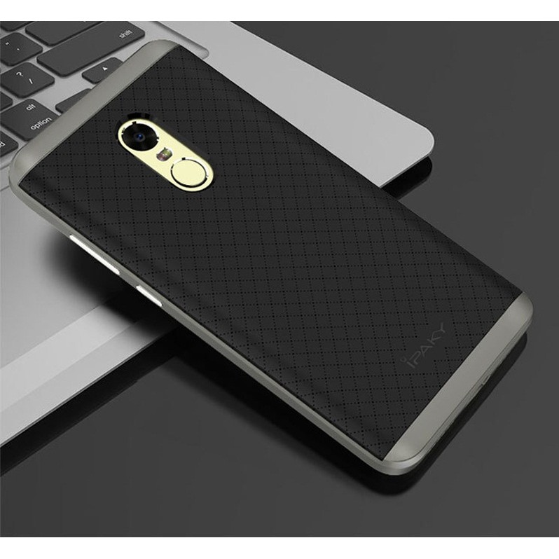 Ốp lưng Xiaomi Redmi Note 4 chống sốc Ipaky xám