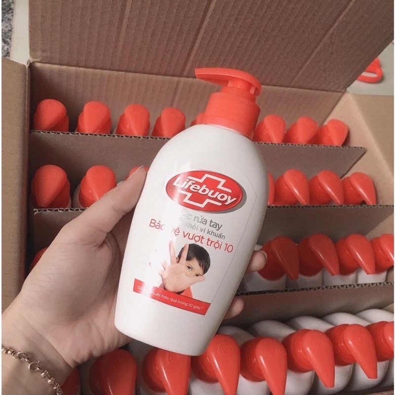 ❤Nước Rửa Tay LIFEBUOY BẢO VỆ VƯỢT TRỘI ĐIỂM 10